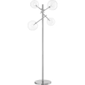 Ideal Lux - LED Lampa podłogowa EQUINOXE 4xG4/2W/230V chrom błyszczący/przezroczysty